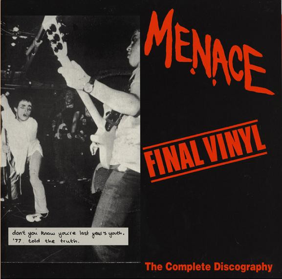 Menace - True Grit Outtakes - Original UK LP 1977-1978 - punk vinyl
